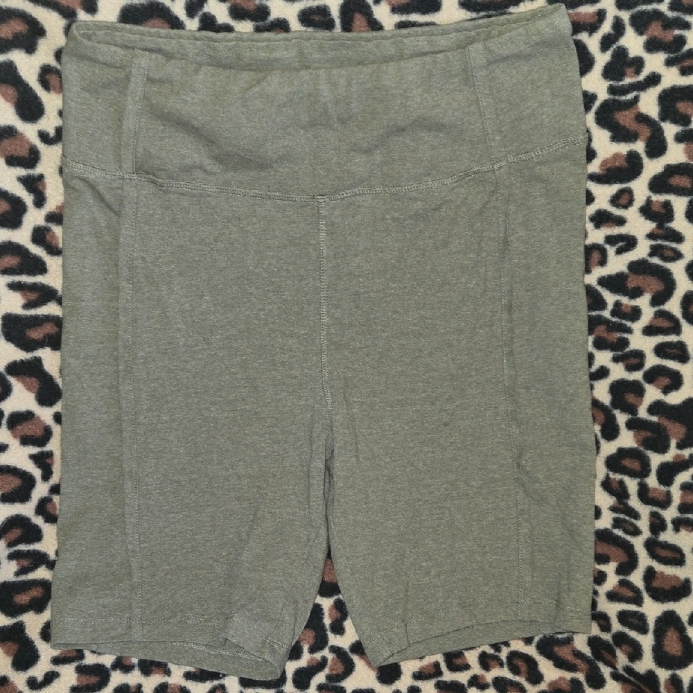 Adore Me Heather Gray Bike Shorts